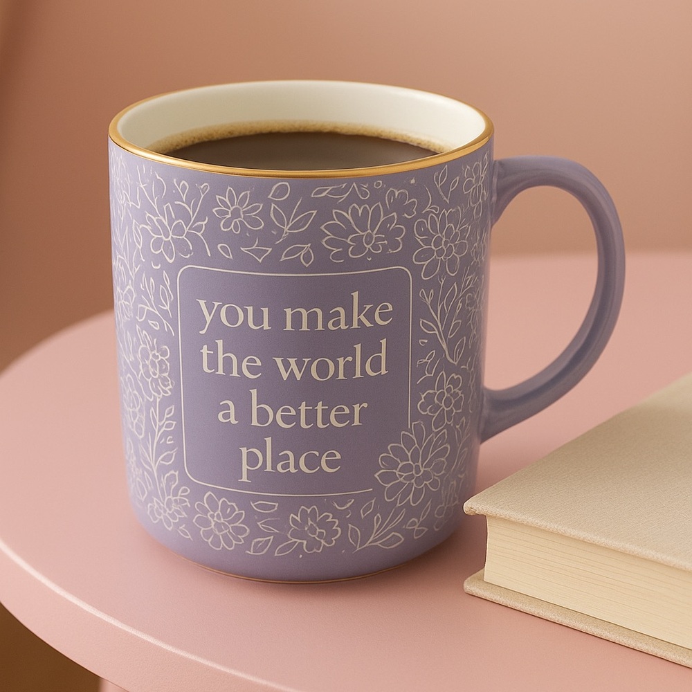 You Make The World A Better Place Mug :: NWT